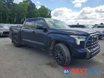 Czwarte zdjęcie samochodu z boku: 2022 TOYOTA TUNDRA PLATINUM VIN:5TFNA5DB4NX002280 - miniatura