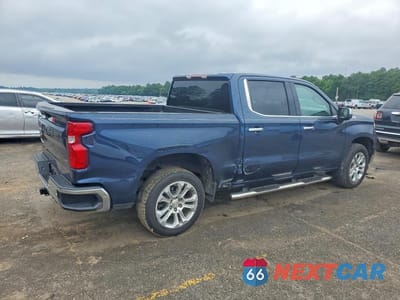 Trzecie zdjęcie samochodu z tyłu: 2022 CHEVROLET SILVERADO K1500 LTZ VIN:1GCUDGEDXNZ586669 - miniatura