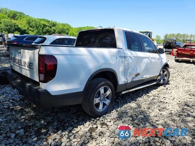 Trzecie zdjęcie samochodu z tyłu: 2025 HONDA RIDGELINE RTL VIN:5FPYK3F52SB048211 - miniatura