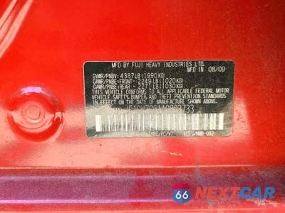 Zdjęcie 12 z 12 samochodu: 2010 SUBARU IMPREZA WRX LIMITED VIN:JF1GH7G61AG803733 - miniatura