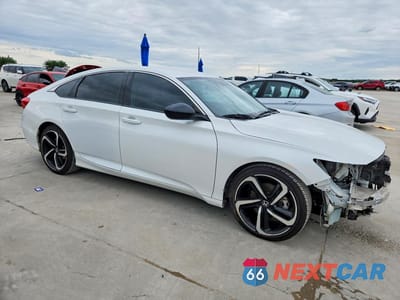 Czwarte zdjęcie samochodu z boku: 2021 HONDA ACCORD SPORT SE VIN:1HGCV1F43MA042971 - miniatura