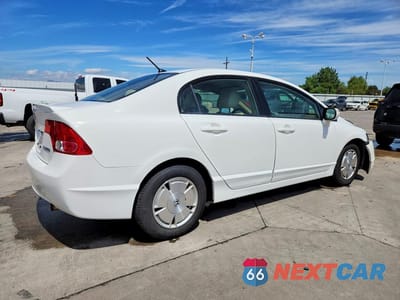 Trzecie zdjęcie samochodu z tyłu: 2007 HONDA CIVIC HYBRID VIN:JHMFA36207S025673 - miniatura