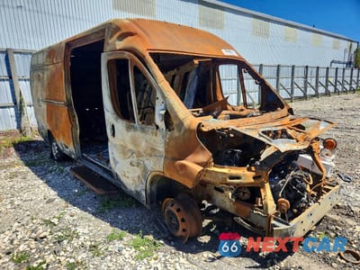 Czwarte zdjęcie samochodu z boku: 2021 RAM PROMASTER 3500 DELIVERY VAN VIN:3C6MRVJG9ME540838 - miniatura