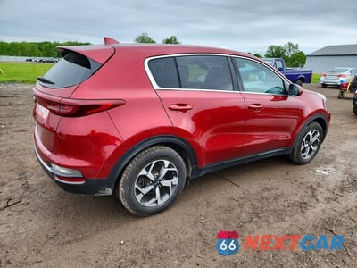 Trzecie zdjęcie samochodu z tyłu: 2020 KIA SPORTAGE LX VIN:KNDPM3AC2L7737578 - miniatura