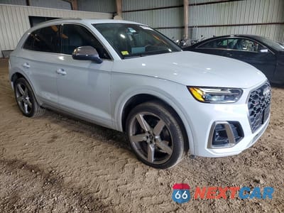 Czwarte zdjęcie samochodu z boku: 2023 AUDI SQ5 PREMIUM PLUS VIN:WA1B4AFY0P2073300 - miniatura