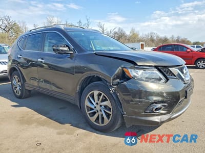 Czwarte zdjęcie samochodu z boku: 2014 NISSAN ROGUE SL VIN:5N1AT2MV9EC795757 - miniatura