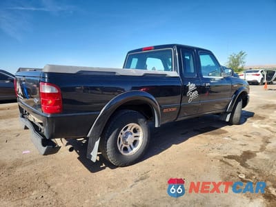 Trzecie zdjęcie samochodu z tyłu: 2002 FORD RANGER SUPER CAB VIN:1FTYR44V62PB43650 - miniatura