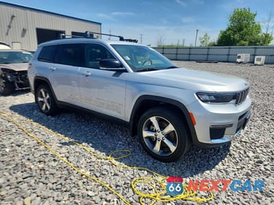 Czwarte zdjęcie samochodu z boku: 2021 JEEP GRAND CHEROKEE L LIMITED VIN:1C4RJKBG6M8142211 - miniatura