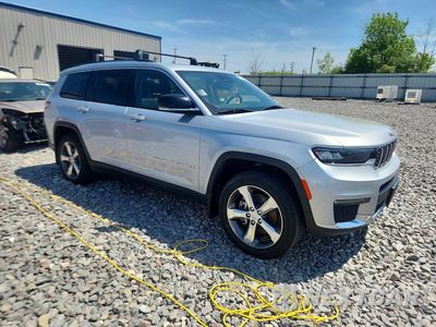 Czwarte zdjęcie samochodu z boku: 2021 JEEP GRAND CHEROKEE L LIMITED VIN:1C4RJKBG6M8142211 - miniatura