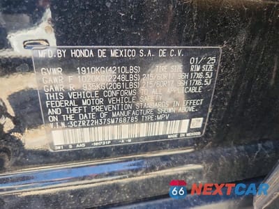 Zdjęcie 13 z 13 samochodu: 2025 HONDA HR-V LX VIN:3CZRZ2H37SM768785 - miniatura