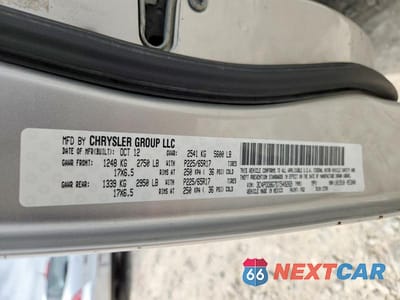 Zdjęcie 12 z 12 samochodu: 2013 DODGE JOURNEY SXT VIN:3C4PDDBG7DT549269 - miniatura