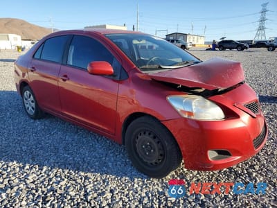 Czwarte zdjęcie samochodu z boku: 2012 TOYOTA YARIS FLEET VIN:JTDBT4K34CL033648 - miniatura