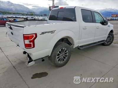 Trzecie zdjęcie samochodu z tyłu: 2018 FORD F150 SUPERCREW VIN:1FTEW1EP4JKD55792 - miniatura