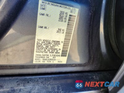 Zdjęcie 12 z 12 samochodu: 2013 NISSAN ALTIMA 2.5 VIN:1N4AL3AP2DC129506 - miniatura