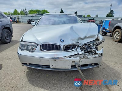 Piąte zdjęcie samochodu w środku: 2003 BMW 745 LI VIN:WBAGN63473DR13110 - miniatura