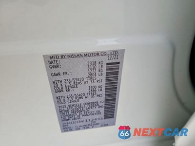 Zdjęcie 13 z 13 samochodu: 2022 NISSAN MURANO SL VIN:5N1AZ2CJ3NC112433 - miniatura