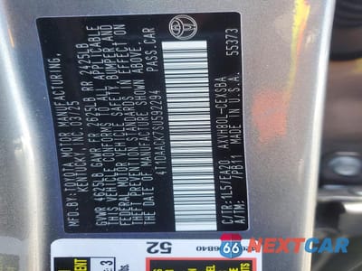 Zdjęcie 12 z 12 samochodu: 2025 TOYOTA CAMRY SE VIN:4T1DAACK7SU592294 - miniatura