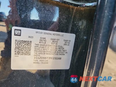Zdjęcie 12 z 12 samochodu: 2023 CHEVROLET MALIBU LT VIN:1G1ZD5ST7PF231168 - miniatura