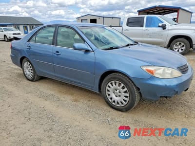 Czwarte zdjęcie samochodu z boku: 2003 TOYOTA CAMRY XLE VIN:JTDBE32KX30170834 - miniatura