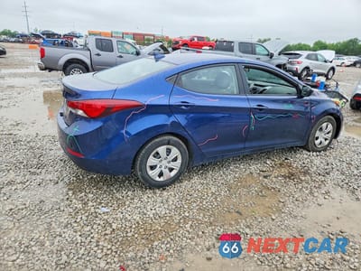 Trzecie zdjęcie samochodu z tyłu: 2016 HYUNDAI ELANTRA SE VIN:5NPDH4AE1GH687403 - miniatura