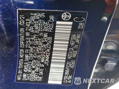 Zdjęcie 13 z 13 samochodu: 2021 TOYOTA COROLLA SE VIN:JTDM4MCE9MJ075638 - miniatura