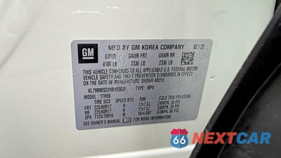 Zdjęcie 10 z 14 samochodu: 2022 CHEVROLET TRAILBLAZER LS VIN:KL79MMS2XNB103825 - miniatura