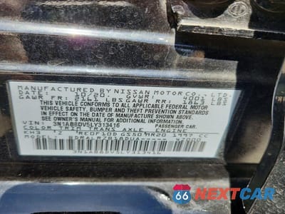 Zdjęcie 13 z 13 samochodu: 2020 NISSAN SENTRA SR VIN:3N1AB8DV5LY313416 - miniatura