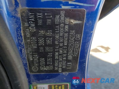 Zdjęcie 13 z 13 samochodu: 2005 HYUNDAI ELANTRA GLS VIN:KMHDN46D25U042184 - miniatura