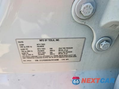 Zdjęcie 13 z 13 samochodu: 2020 TESLA MODEL Y VIN:5YJYGDEE6LF014498 - miniatura
