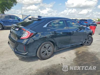 Trzecie zdjęcie samochodu z tyłu: 2018 HONDA CIVIC EX VIN:SHHFK7H53JU230680 - miniatura