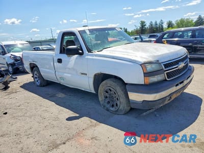 Czwarte zdjęcie samochodu z boku: 2006 CHEVROLET SILVERADO C1500 VIN:1GCEC14X46Z110418 - miniatura