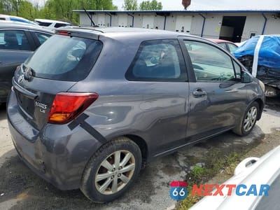 Trzecie zdjęcie samochodu z tyłu: 2016 TOYOTA YARIS 3-DOOR LE VIN:VNKJTUD39GA060619 - miniatura