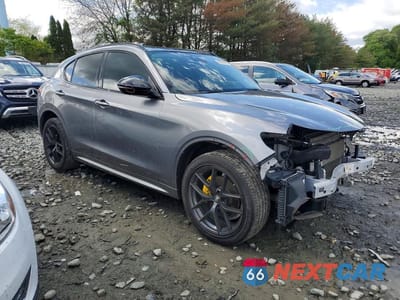 Czwarte zdjęcie samochodu z boku: 2020 ALFA ROMEO STELVIO VIN:ZASPAKANXL7C99176 - miniatura