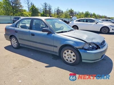 Czwarte zdjęcie samochodu z boku: 1998 HONDA CIVIC LX VIN:2HGEJ6679WH619454 - miniatura