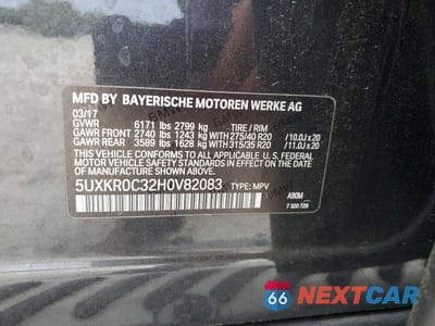 Zdjęcie 14 z 14 samochodu: 2017 BMW X5 XDRIVE35I VIN:5UXKR0C32H0V82083 - miniatura