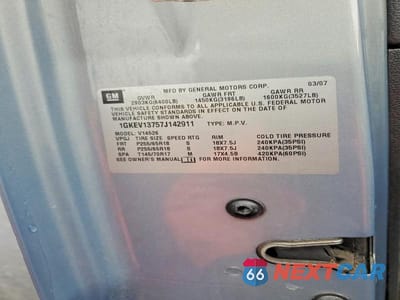 Zdjęcie 12 z 12 samochodu: 2007 GMC ACADIA SLE VIN:1GKEV13757J142911 - miniatura