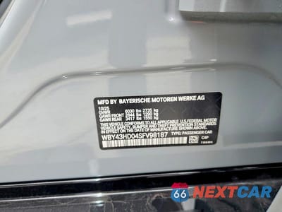 Zdjęcie 13 z 13 samochodu: 2025 BMW I4 XDRIVE 40 VIN:WBY43HD04SFV98187 - miniatura