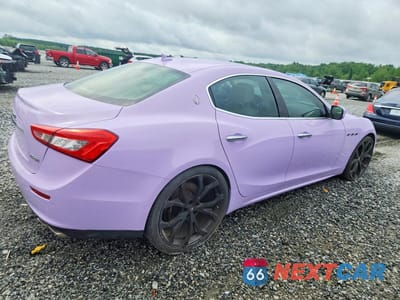 Trzecie zdjęcie samochodu z tyłu: 2014 MASERATI GHIBLI S VIN:ZAM57RTA3E1087772 - miniatura
