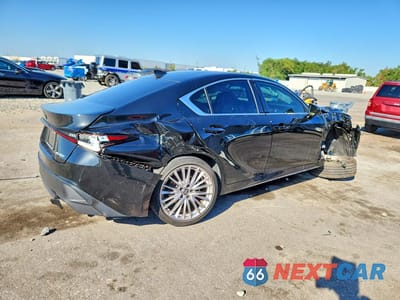 Trzecie zdjęcie samochodu z tyłu: 2022 LEXUS IS 300 VIN:JTHDA1D21N5119152 - miniatura