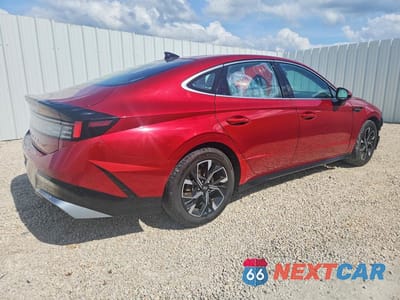 Trzecie zdjęcie samochodu z tyłu: 2024 HYUNDAI SONATA SEL VIN:KMHL64JA5RA398819 - miniatura
