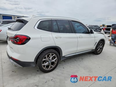 Trzecie zdjęcie samochodu z tyłu: 2022 BMW X3 SDRIVE30I VIN:WBX47DP0XNN173385 - miniatura
