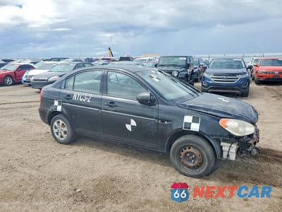 Czwarte zdjęcie samochodu z boku: 2009 HYUNDAI ACCENT GLS VIN:KMHCM46C59U312701 - miniatura