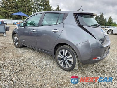 Drugie zdjęcie samochodu z przodu: 2015 NISSAN LEAF SV VIN:1N4AZ0CP8FC310428 - miniatura