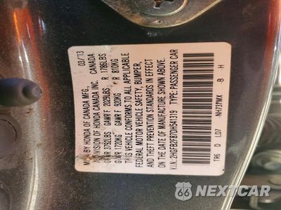 Zdjęcie 13 z 13 samochodu: 2013 HONDA CIVIC EX VIN:2HGFB2F87DH541319 - miniatura