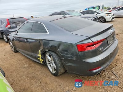 Drugie zdjęcie samochodu z przodu: 2018 AUDI A5 PREMIUM PLUS S-LINE VIN:WAU8NAF58JA005209 - miniatura