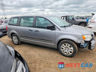 Czwarte zdjęcie samochodu z boku: 2016 DODGE GRAND CARAVAN SE VIN:2C4RDGBG3GR235975 - miniatura