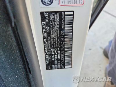 Zdjęcie 13 z 13 samochodu: 2016 MERCEDES-BENZ S 550 VIN:WDDUG8CB7GA214728 - miniatura