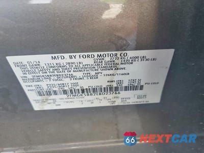 Zdjęcie 13 z 13 samochodu: 2014 FORD FLEX SE VIN:2FMGK5B82EBD23766 - miniatura
