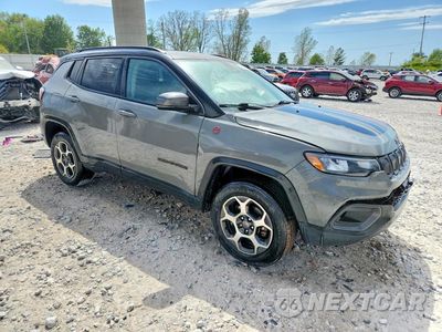 Czwarte zdjęcie samochodu z boku: 2022 JEEP COMPASS TRAILHAWK VIN:3C4NJDDB6NT123141 - miniatura