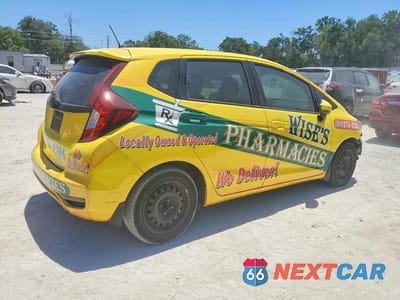 Trzecie zdjęcie samochodu z tyłu: 2019 HONDA FIT LX VIN:3HGGK5H49KM702848 - miniatura